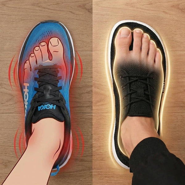 Comfortable Wide Toe Sneakers