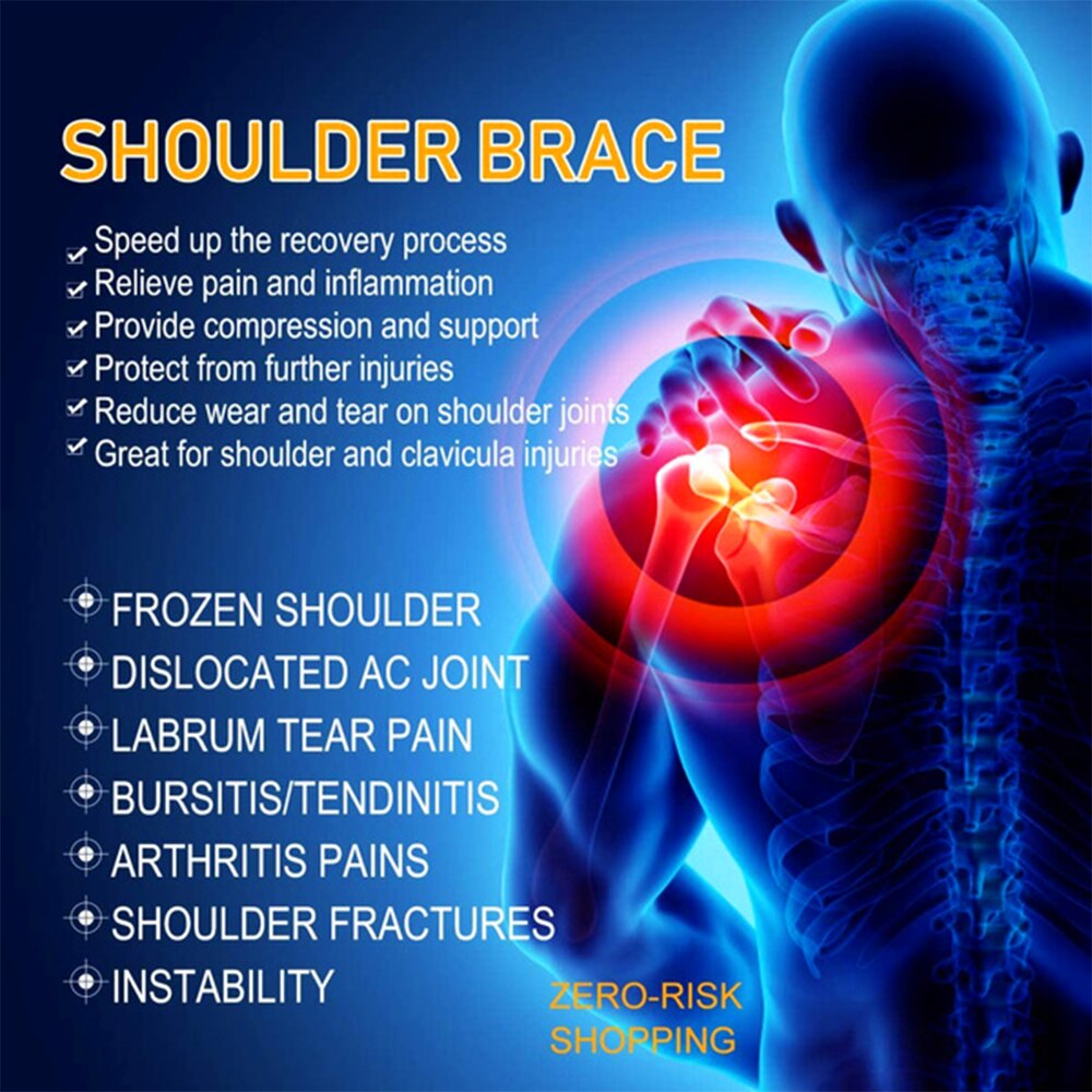 Shoulder Brace Support Compression Sleeve Torn Rotator Cuff Joint Pain  Relief - La Paz County Sheriff's Office Dedicated to Service