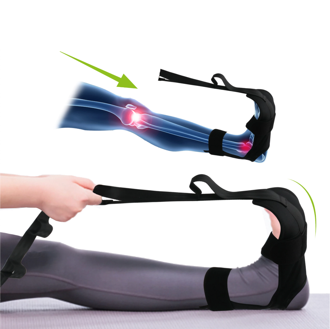 New Yoga Stretch Belt Flexibility Stretching Leg Stretcher Strap